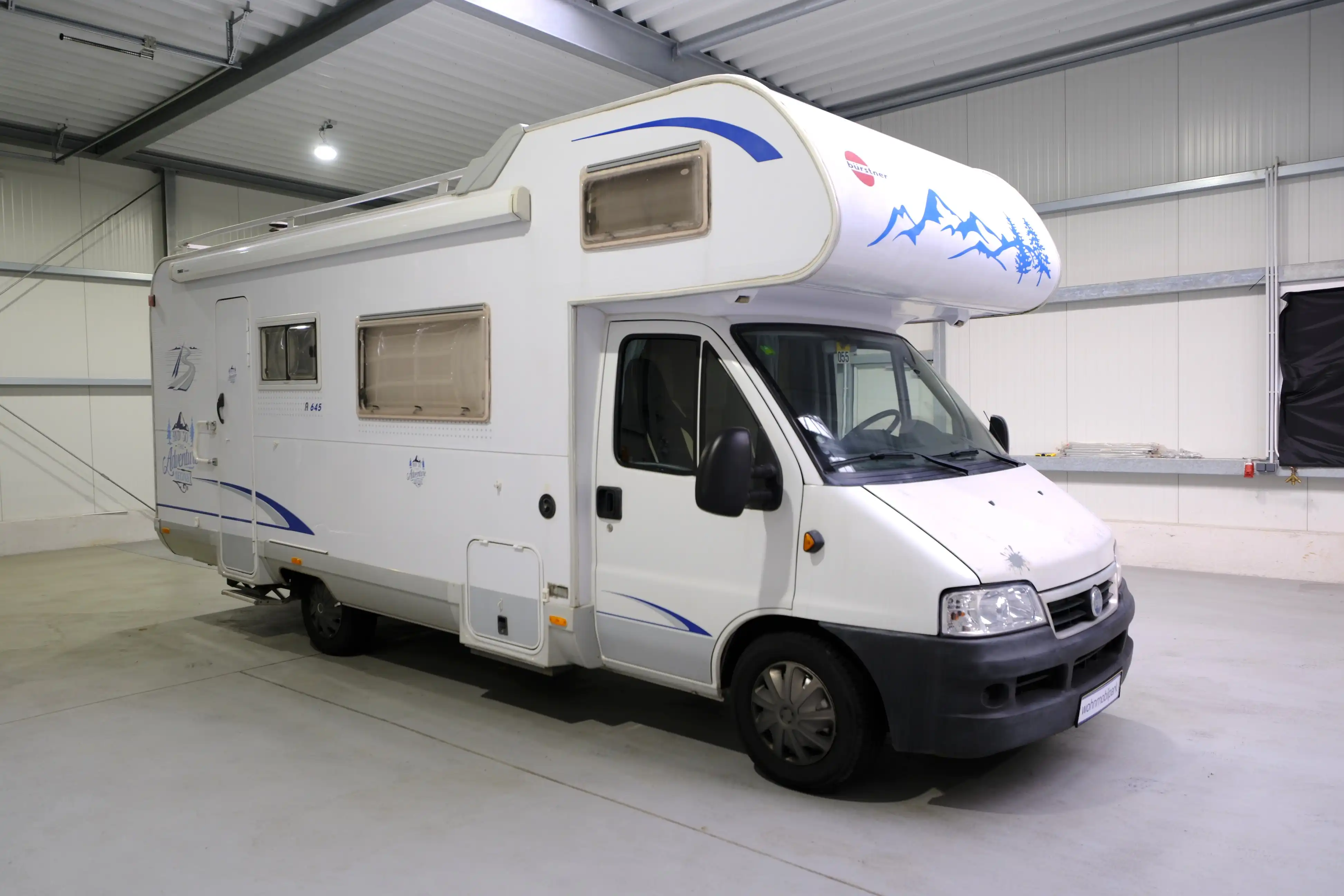 BUERSTNER A 645/Etagenbetten/Markise/Aufbauklima/Fahrradträger